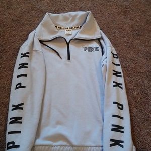 VS pink half zip